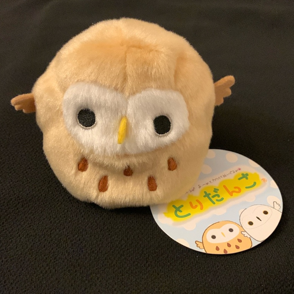 Sanei Boeki Tori Dango Owl Plush NWT
